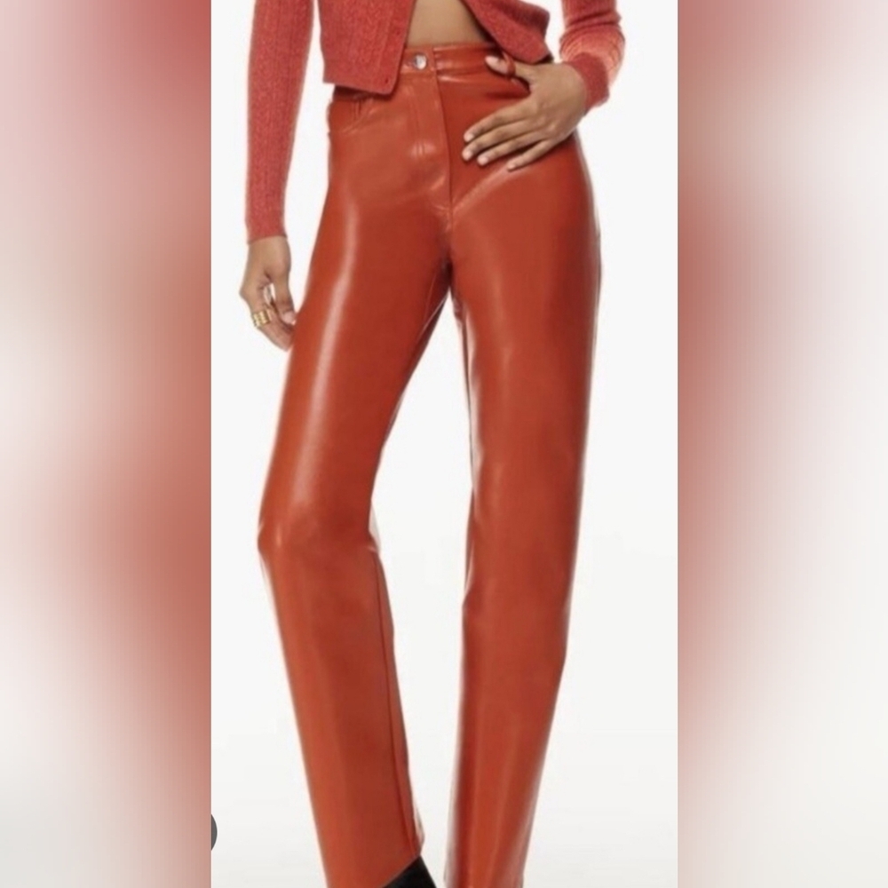 Aritzia Wilfred Melina pants size 6 Orange